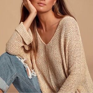 NWT American Threads 3/4 Sleeve Pullover Sweater